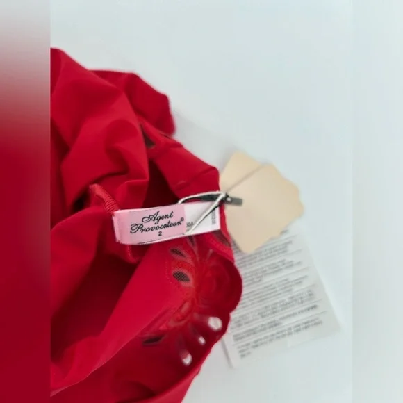 NWT Agent Provocateur Cilla Red Swimsuit Ibiza Size AP 2 US 4 Small - Picture 12 of 15